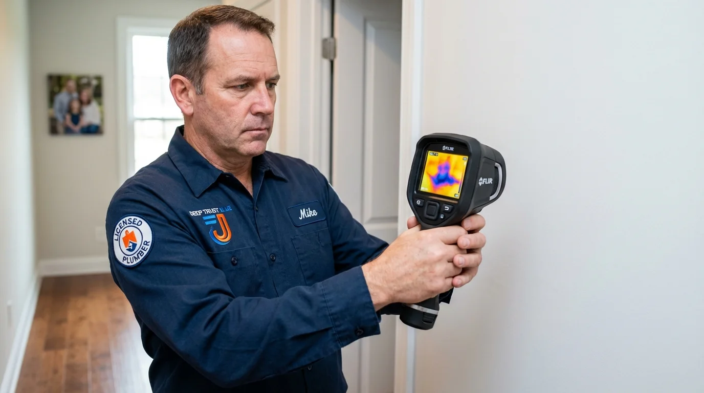Thermal imaging leak detection by Johns Plumbing LLC in Vega